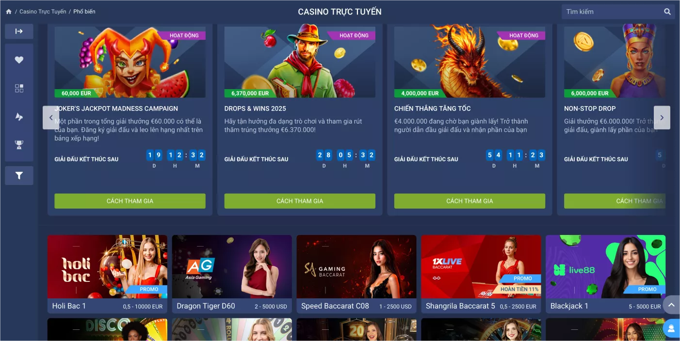 1xbet | Cảm xúc hồi hộp trong từng khoảnh khắc