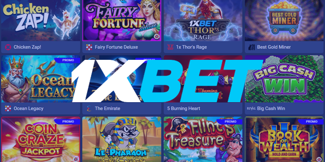 Types of 1xBet slots